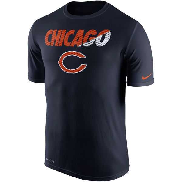 Chicago Bears Nike Legend Staff Practice Performance WEM T-Shirt - Navy Blue,We sell and wholesale Chicago Bears Nike Legend Staff Practice Performance WEM T-Shirt - Navy Blue on line form chian!